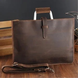sacoche porte document cuir