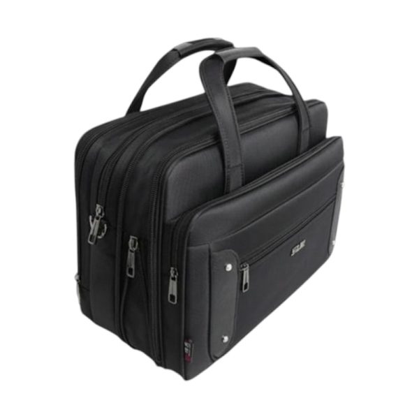 porte document noir homme luxe