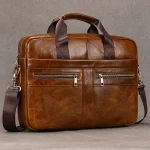 porte document cuir homme camel