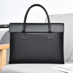 porte document cuir femme