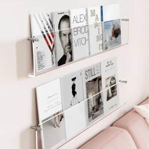 porte document mural transparent
