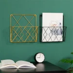 porte document en fer mural