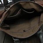 sac de travail vintage en cuir