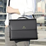 élégant cartable de cuir homme