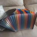 document organisé élastique