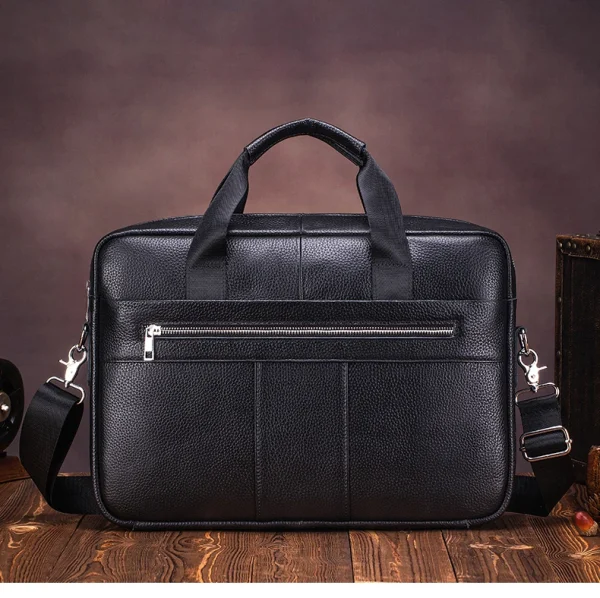 porte document cuir noir homme