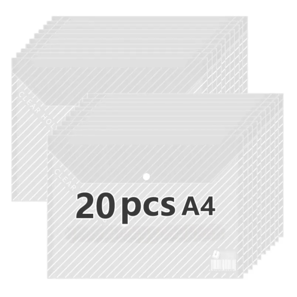 pochette porte document transparent