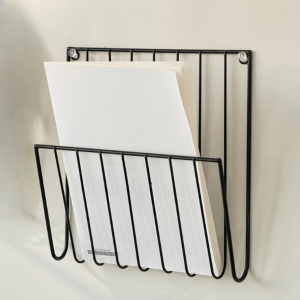 porte document mural noir